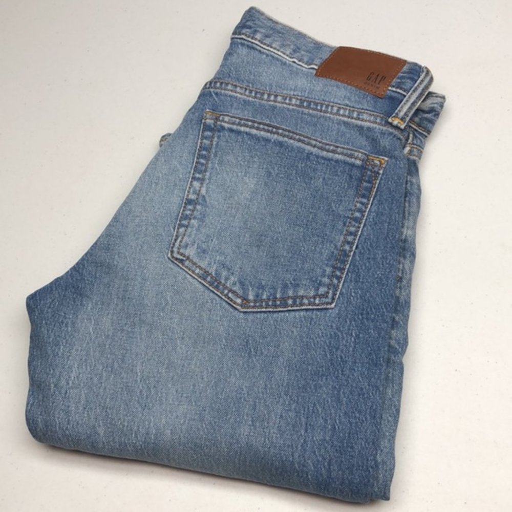 LIGHTWASH MENS GAP SLIM TAPER JEANS 28x30 LIKE NEW 😎